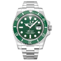 Rolex Submariner 116610LV with its iconic 40mm Green Dial Watch - WR003