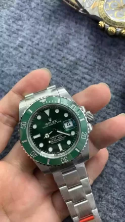 Rolex Submariner 116610LV with its iconic 40mm Green Dial Watch - WR003