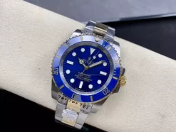 Rolex Submariner Date Royal Blue Dial Watch - WR007